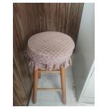 Wood stool 24" tall