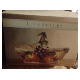 Lifestyles by Home Accents Ceramic Basket