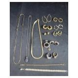Group of Fashion Jewelry- Necklaces, Earrings,