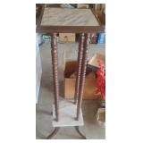 Wood and stone stand 11 x 40
