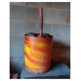 Gasoline 5 gal metal can