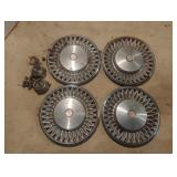 Set of 4 Chevrolet hub caps