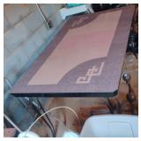 MCM atomic pink & grey Dinette Formica table mm