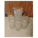 vintage Anchor Hocking Wexford clear