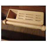 Paper towel holder and kitchen organizer