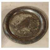 Silver plated serving tray