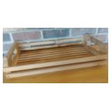 Wood tray 20 x 4 x 13