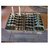 Vintage aluminum ice trays