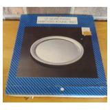 12* Silver Plated Embossed Round Tray