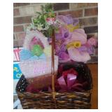 Basket and Easter Decor