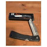 vintage Jaguar 440 stainless steel lockback