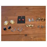 9 pair assorted earrings