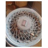 Hubcap, plastic hubcaps and door knobs