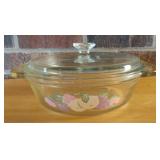 Vintage Anchor Hocking Casserole Dish, Pastel