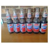 Vintage Pepsi "Richard Petty" collectors bottles.
