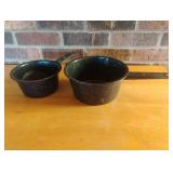 Enamel pots