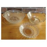 Vintage glass bowls