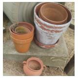 Terra cotta pots and more pots.....