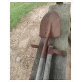 Mattock and shovel