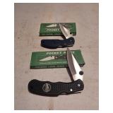 Stainless steel blade pocket knives