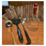 Ladles, masher, Emeril spatula