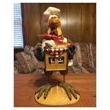 VTG Resin, Chef Chicken Rooster on Bread