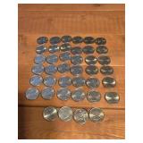 $10 assorted state quarters Georgia, NC ,