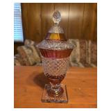 vintage Westmoreland Glass Waterford ruby-stained