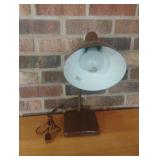 Metal adjustable desk lamp