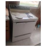 Hotpoint stove 30 x 43 1/2 x 24 1/2