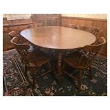 4ft wide x 68" vintage colonial-style maple wood