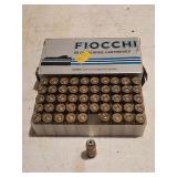 Fiocchi 50 centerfire cartridges with brass