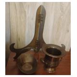 Vintage brass decor