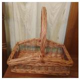 Woven and wire basket