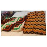 Knitted throws