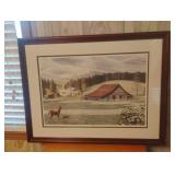 Signed fine art print by William Vance Nichols,