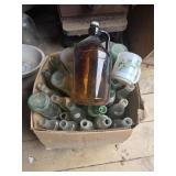 Vintage mt dew, Pepsi, dr pepper, bottles, brown