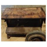 Rolling stool 16 x 12 x 8 1/2