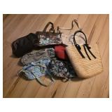 Assorted purses, totes