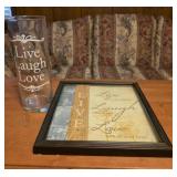 Live laugh love decor