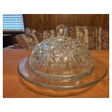vintage Anchor Hocking Prescut Pineapple clear