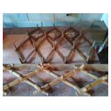 Vintage wooden hanging wall decor