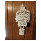 Sea shell hanging decor 24"