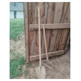 Shovel and grass whip