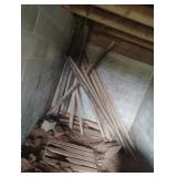 Wooden posts 6ft + tall. 15+