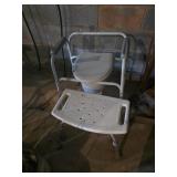 Shower bench and potty