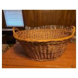 24x10x18 wicker basket with handles