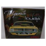 Plymouth 1970 Cuda 440 Six Pack Metal Sign -