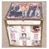 Vintage New Kids on the Block Wood Toy Chest -