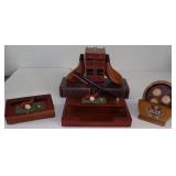 Nice Golf Desk Set, Bookends & Coasters